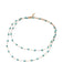Bohemian Double Layered Turquoise Bead Necklace - vintage jewelry, Art Deco for vintage lovers