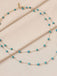 Bohemian Double Layered Turquoise Bead Necklace - vintage jewelry, Art Deco for vintage lovers