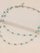 Bohemian Double Layered Turquoise Bead Necklace - vintage jewelry, Art Deco for vintage lovers