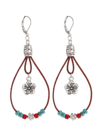 Bohemian Floral Beaded Earrings 4