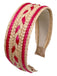 Boho Color Patchwork Braided Headband - vintage fashion, retro style