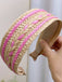 Boho Color Patchwork Braided Headband - vintage fashion, retro style