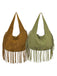 Boho Fringe Suede Hobo Shoulder Bag - vintage fashion, retro style