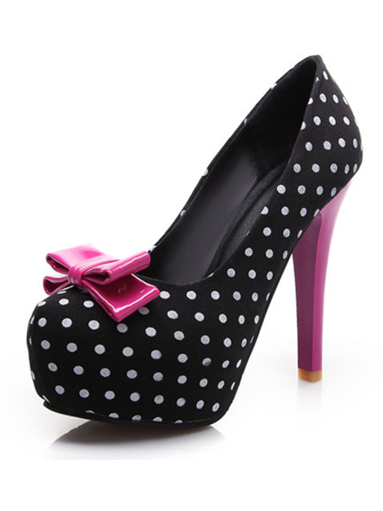 1970s Bow Vintage Classic Shoes 2