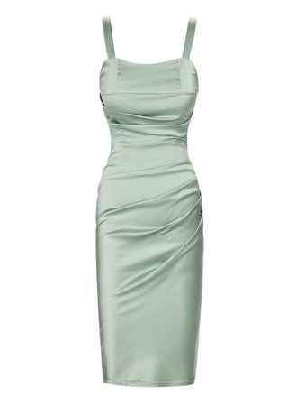 Bright Green 1960s Solid Wrinkle Dress, vintage dress, retro fashion - perfect for women who love vintage and retro fashion