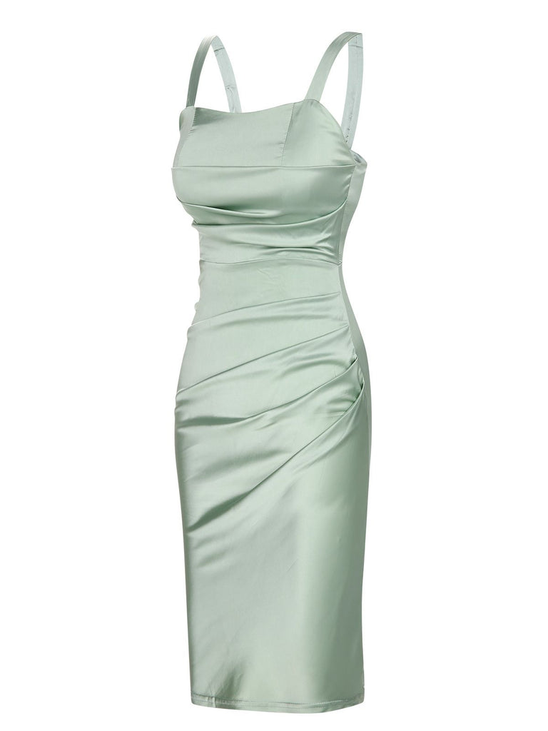 Bright Green 1960s Solid Wrinkle Dress, vintage dress, retro fashion - perfect for women who love vintage and retro fashion