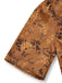 Brown 1930s Ditsy Floral Lapel Maxi Dress - vintage dress, retro fashion