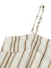 Brown 1930s Stripes Spaghetti Straps Jumpsuit — 1930s vintage charm for her modern wardrobe