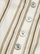 She finds her 1930s story in this Brown 1930s Stripes Spaghetti Straps Jumpsuit