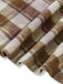 Brown 1950s Tie-Neck Knit Plaid Dress - vintage dress, retro fashion, rockabilly