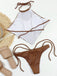 Light Coffee 1960s Tie Bikini Bikini Set 4