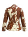 Brown 1970s Western Cowgirl Buttoned Jacket - vintage fashion, retro style