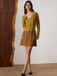 Brown 1980s Button Pocket High Waist A-Line Skirt - vintage skirt, retro style