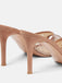 Brown Pointed Rhinestoned Stiletto Heel Slippers — vintage style that transcends decades