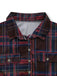 Red And Brown 1970s Plaid Dress 4