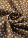 Camel Color 1940s Polka Dots Ruffles Dress, vintage dress, retro fashion - perfect for women who love vintage and retro fashion