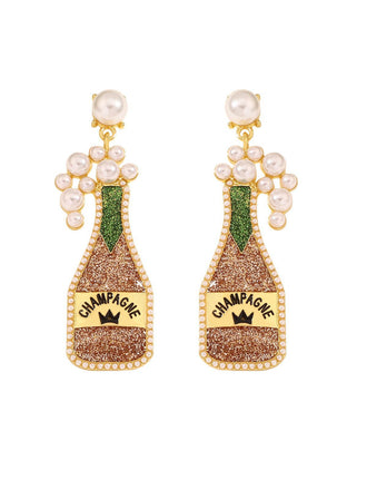 She adds this Carnival Bottle Earrings and suddenly it's vintage perfection