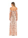 Champagne 1920s Floral Sequined Off-Shoulder Dress - vintage dress, retro fashion, Gatsby party