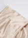 Champagne 1930s Off Shoulder Slit Satin Dress - vintage dress, retro fashion