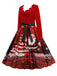 Christmas 1950s V-Neck Long Sleeve Patchwork Dress: timeless style reimagined