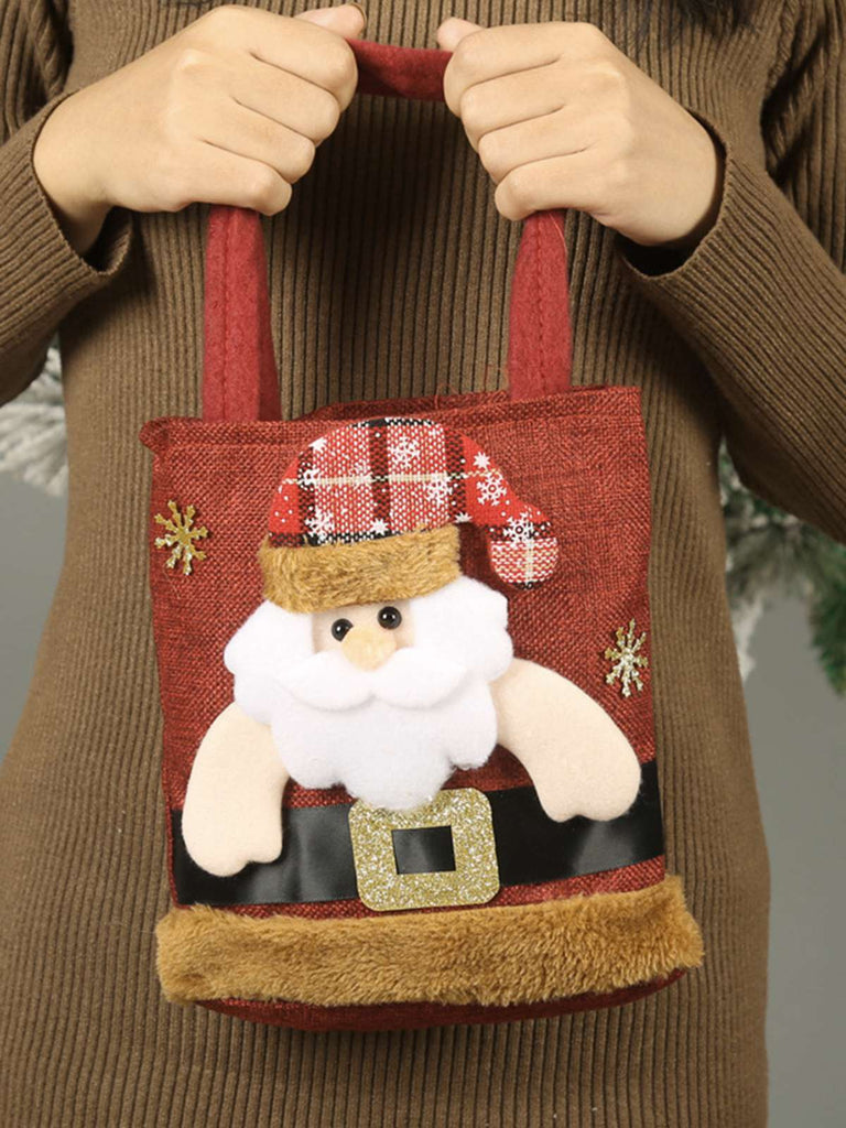 Red Christmas 3D Gift Candy Handbag, vintage bag, retro purse - perfect for women who love vintage and retro fashion