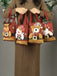 Christmas 3D Gift Candy Handbag: vintage detail work for the woman who notices