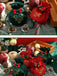 Christmas Bow Bell Decor Drawstring Bag - vintage fashion, retro style