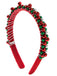 Christmas Colored Bell Beads Headband: timeless vintage elegance she makes her own