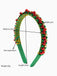 This Christmas Colored Bell Beads Headband whispers vintage secrets to those who notice