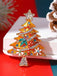 Christmas Tree Star Rhinestones Hairpin: timeless vintage elegance she makes her own