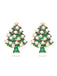 She adds this Christmas Trees Pearl Stars Earrings and suddenly it's vintage perfection