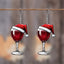 This Christmas Wine Glass Dangle Earrings carries vintage stories waiting to be told