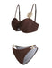 Coffee 1980s Set Bikini Set 4