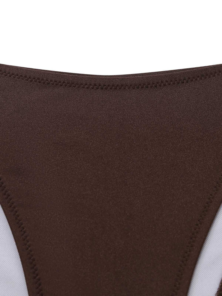 Coffee 1980s Set Bikini Set 7
