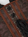 Coffee Steampunk Strap Gothic Corset — vintage elegance for the modern woman