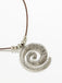 This Conch Starfish Pendant Leather Cord Necklace carries vintage stories waiting to be told