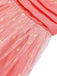 Coral Pink 1950s V-Neck Sequin Dress, vintage dress, retro fashion, rockabilly, pin-up fashion - perfect for women who love vintage and retro fashion