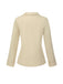 Cream 1930s Cotton Buttons Solid Blouse - vintage fashion, retro style