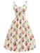[Pre-Sale] Cream Color 1940s Floral Vintage Dress 2