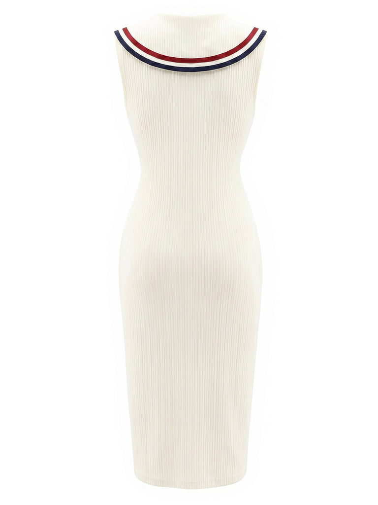 [Pre-Sale] Cream Color 1940s Vintage Classic Dress 4