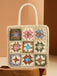 Cream-Color-Bohemian-Patchwork-Woven-Crochet-Bag