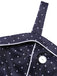 Dark Blue 1930s Polka Dots Straps Jumpsuit, vintage romper, retro jumpsuit - perfect for women who love vintage and retro fashion