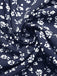 Dark-Blue-1940s-Floral-Lace-V-Neck-Patchwork-Dress, vintage, retro, dress