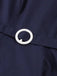 This Dark Blue 1950s Peter Pan Collar Solid Dress wraps her in 1950s elegance, one twirl at a time
