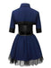 Dark Blue 1960s Police Halloween Cosplay Dress - vintage dress, retro fashion