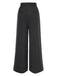 Dark Gray 1940s Pinstripes Wide-Leg Pants - vintage fashion, retro style for vintage lovers