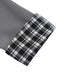 Dark Gray 1950s Lapel Rolled Sleeve Plaid Short Coat, vintage coat, retro outerwear - perfect for women who love vintage and retro fashion