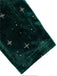 Dark Green 1940s V-Neck Star Velvet Dress - vintage dress, retro fashion