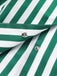 Dark Green 1950s Tie Neck Striped Dress, vintage dress, retro fashion, rockabilly, pin-up fashion - perfect for women who love vintage and retro fashion
