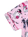Dark Pink 1970s Halloween Boo Print Pajama Set - vintage fashion, retro style